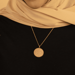 Ayatul Kursi Islamic Round Necklace