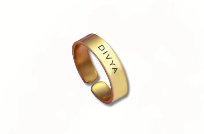 Customize ring | Free Size | Birthday Gift | Anniversary | Valentine