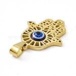 Hamsa Necklace with evil eye