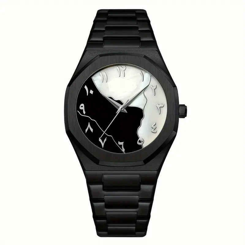 Arabic Stainless Steel Watch For Men