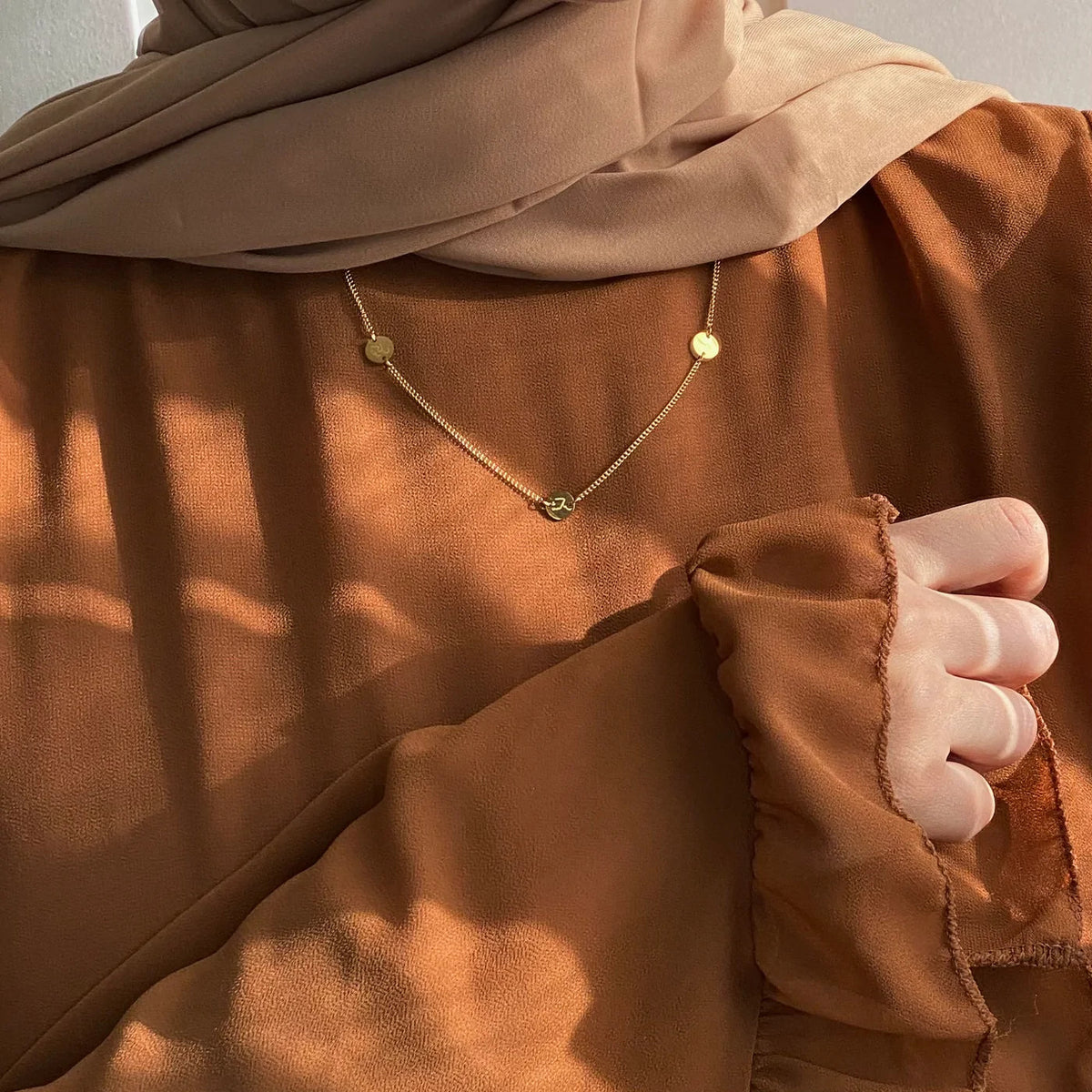 Sabr, Shukr & Tawakkul Islamic Necklace