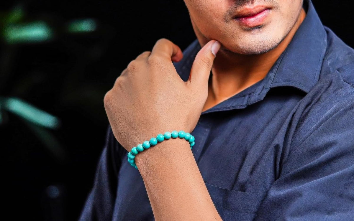 Turquoise Bead Bracelet – Barakah & Protection