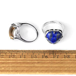 Elegant Heart Aqeeq Ring | Women