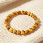 Yellow Cats Eye Bead Bracelet | Fashion Jwellery | Gift | Men | Women