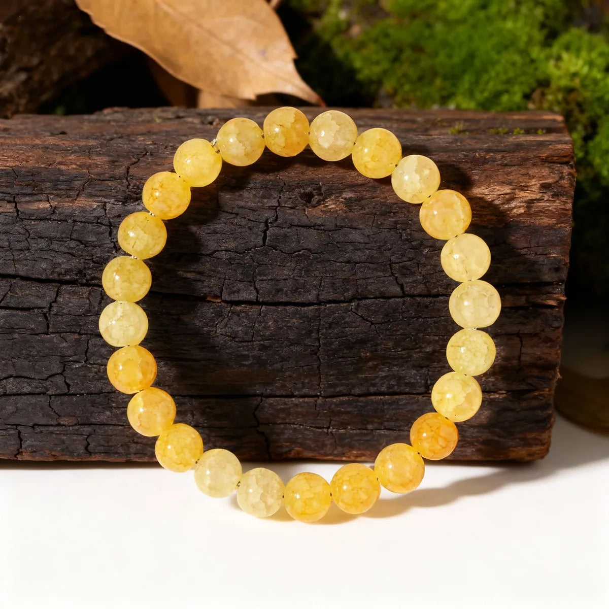 Citrine Bead Bracelet | Fashion Jwellery | Gift | Men | Women