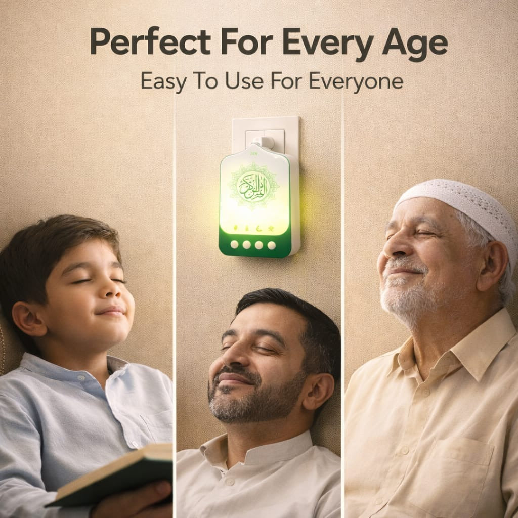Digital Quran Zikir Speaker & Lamp Plug