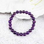 Amethyst Bracelet –Spiritual Growth & Stress Relief | Halal to wear | Pure Natural stone with Certificate | Men | Women