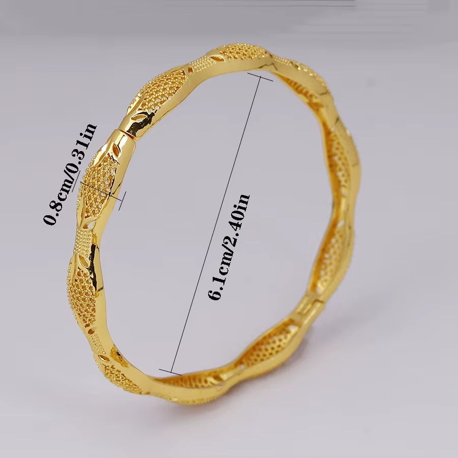 Dubai Style Zarmina Bangles | Women | Daily traditional wear | Wedding | Eid | Gift | Set of 2 | Set of 4