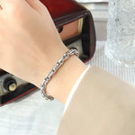Hip Hop Cuban Tennis Bracelet – 18K Gold & Silver Plated Stainless Steel