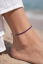 Amethyst Anklet | Women | Authentication certificate
