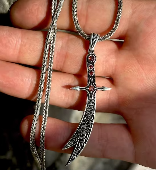 Zulfiqar Imam Sword Necklace V4 | Men