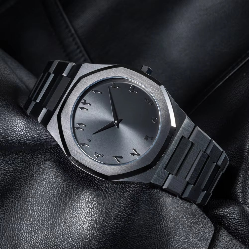 Arabic Stainless Steel Watch For Men
