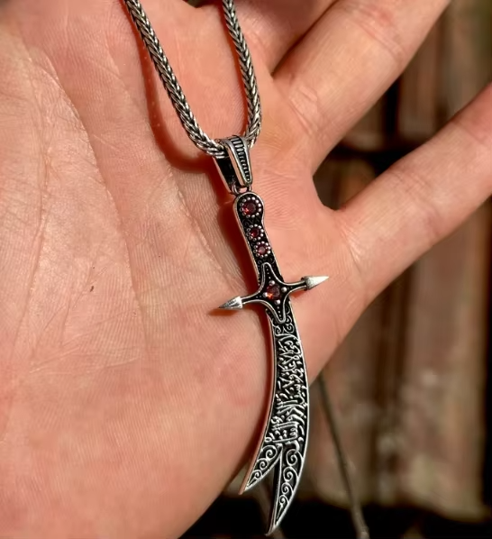Zulfiqar Imam Sword Necklace V4 | Men