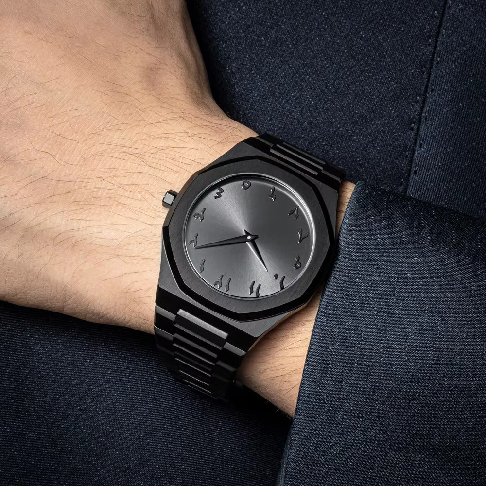 Arabic Stainless Steel Watch For Men
