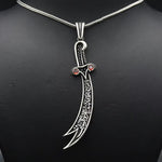 Zulfiqar Imam Sword Necklace V6 | Zulfiqar Sword locket | Men | Women