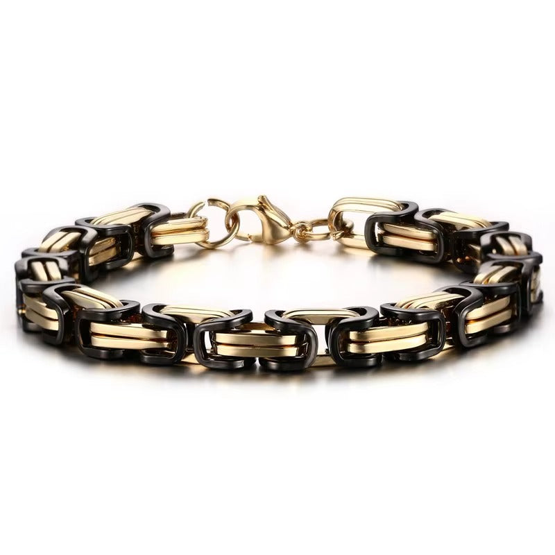 Titan Vintage Byzantine Chain Bracelet for Men