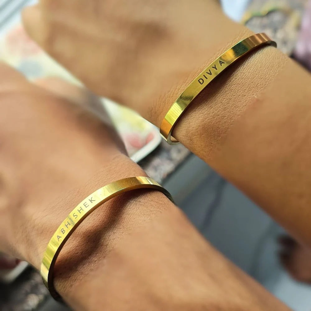 Customize Couple Bracelets - Set of 2 | Birthday Gift | Anniversary | Valentine