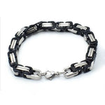 Titan Vintage Byzantine Chain Bracelet for Men
