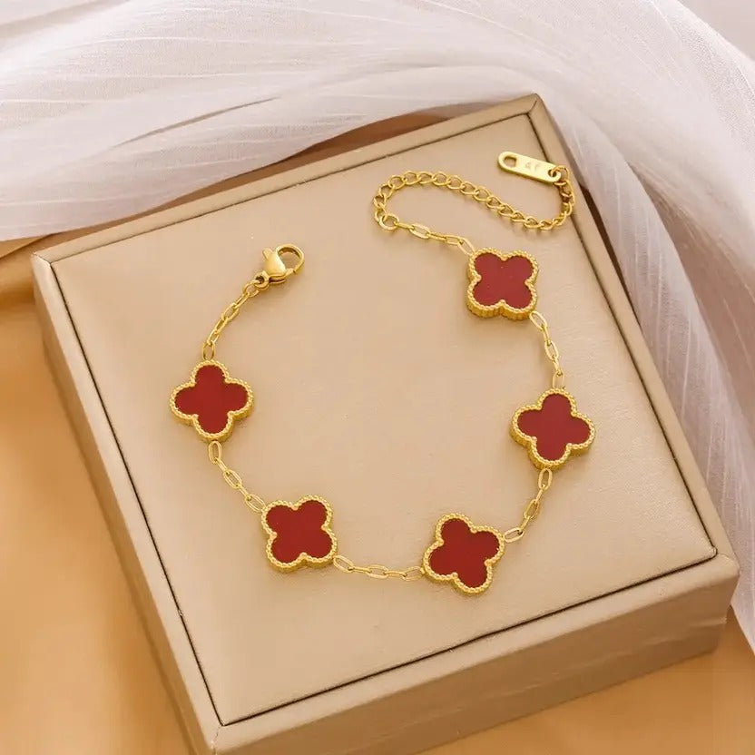 Noir Clover Luxe Bracelet