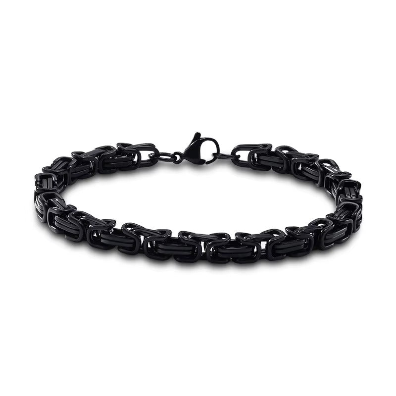 Titan Vintage Byzantine Chain Bracelet for Men