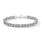 Titan Vintage Byzantine Chain Bracelet for Men
